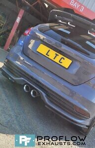 Ford Focus ST Proflow Custom Exhaust Back Box Delete With Dual Tip Tailpipe TX026 Made From Stainless Steel (3)