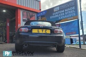 Mazda MX5 Stainless Steel Exhaust Middle And Dual Rear With TX026 Tailpipes Proflow Exhausts (5)