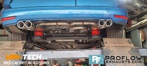 VW Caddy MK5 Custom Exhaust For Dual Back Box Delete With Twin Tailpipes TX023 Built From Stainless Steel (6)
