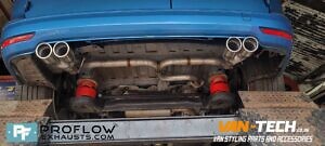 VW Caddy MK5 Custom Exhaust For Dual Back Box Delete With Twin Tailpipes TX023 Built From Stainless Steel (7)