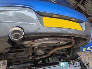 BMW 1 Series Proflow Custom Exhaust Back Box Delete With Single Exit Tailpipe TX025 Made From Stainless Steel (2)
