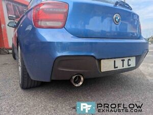 BMW 1 Series Proflow Custom Exhaust Back Box Delete With Single Exit Tailpipe TX025 Made From Stainless Steel (7)