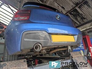 BMW 1 Series Proflow Custom Exhaust Back Box Delete With Single Exit Tailpipe TX025 Made From Stainless Steel (8)