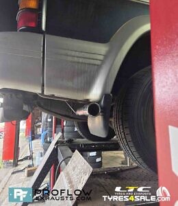 Mitsubishi Shogun Pajero Custom Exhaust Flex, Middle And Rear With Side Exit TX066 Tailpipe Made Stainless Steel Built By Proflow Exhausts (1)