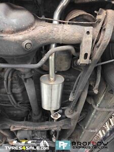 Mitsubishi Shogun Pajero Custom Exhaust Flex, Middle And Rear With Side Exit TX066 Tailpipe Made Stainless Steel Built By Proflow Exhausts (6)