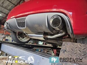 Fiat 500 Proflow Custom Exhaust Rear Dual Exit With TX026 Tailpipes Made From Stainless Steel (3)