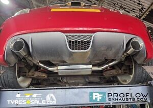 Fiat 500 Proflow Custom Exhaust Rear Dual Exit With TX026 Tailpipes Made From Stainless Steel (4)