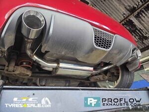 Fiat 500 Proflow Custom Exhaust Rear Dual Exit With TX026 Tailpipes Made From Stainless Steel (5)