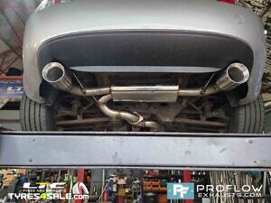 Mazda MX5 Stainless Steel Exhaust Middle And Dual Rear With TX025 Tailpipes Proflow Exhausts (5)