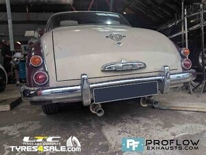 Proflow Custom Built Stainless Steel Dual Exit Exhaust For MG Magnette 1959 (2)
