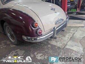 Proflow Custom Built Stainless Steel Dual Exit Exhaust For MG Magnette 1959 (9)