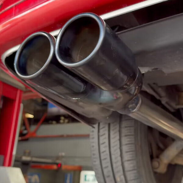 VW Transporter T5.1 Custom Exhaust Middle and Dual Exit Rear with Twin TX106B Tailpipes