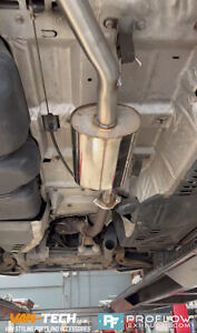 VW Transporter T5.1 Custom Exhaust Middle and Dual Exit Rear with Twin TX106B Tailpipes