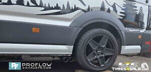 VW Crafter Custom Exhaust Middle And Rear With Side Exit Twin Tailpipe Made From Stainless Steel (1)