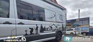 VW Crafter Custom Exhaust Middle And Rear With Side Exit Twin Tailpipe Made From Stainless Steel (5)