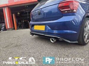 VW Golf GTi Custom Exhaust Back Box Delete Dual Exit With TX026 Tailpipes Made From Stainless Steel (5)