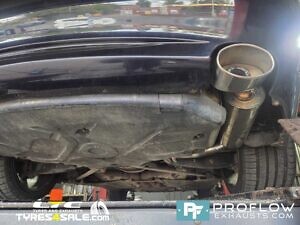 Mercedes Benz SL AMG Custom Stainless Steel Exhaust Dual Back Box With Oval Tailpipes (4)