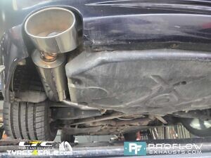 Mercedes Benz SL AMG Custom Stainless Steel Exhaust Dual Back Box With Oval Tailpipes (5)