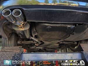 Audi A4 Custom Exhaust Middle And Rear With Twin Tailpipe Made From Stainless Steel (3)