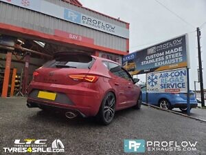 Seat Leon Cupra Custom Exhaust Middle And Rear 2.5 Pipework And Tailpipes Made From Stainless Steel (3)