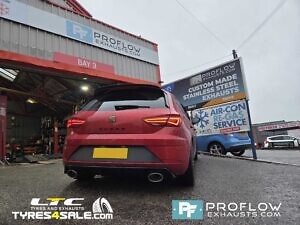 Seat Leon Cupra Custom Exhaust Middle And Rear 2.5 Pipework And Tailpipes Made From Stainless Steel (5)