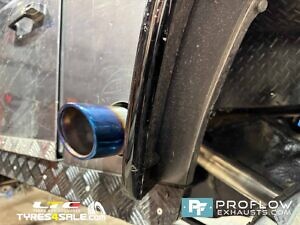  Land Rover Defender 90 Custom Exhaust Middle And Rear with Side Exit Made From Stainless Steel (3)