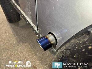  Land Rover Defender 90 Custom Exhaust Middle And Rear with Side Exit Made From Stainless Steel (4)