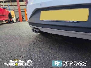 Seat Leon Custom Made Back Box With Twin Tailpipe Made From Stainless Steel (1)