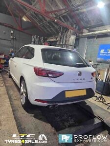 Seat Leon Custom Made Back Box With Twin Tailpipe Made From Stainless Steel (4)