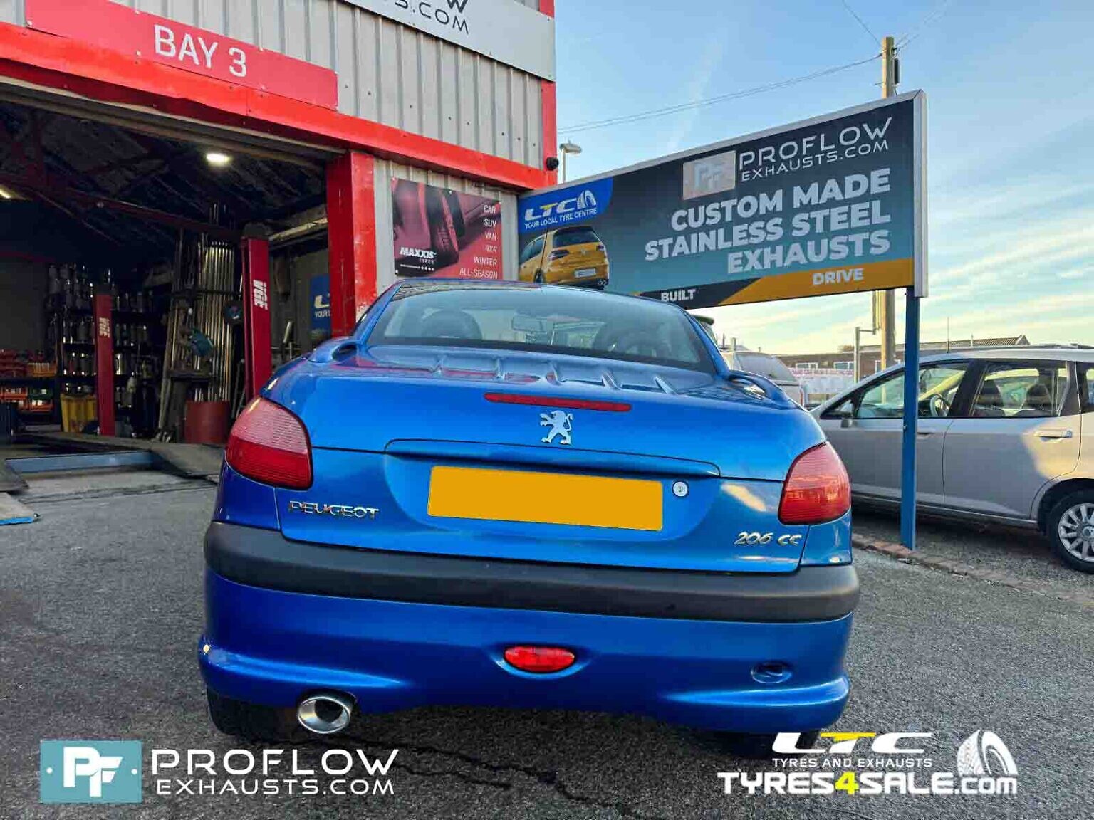 Peugeot 206 Custom Built Exhaust Middle and Rear