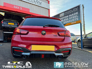 BMW One Series Custom Exhaust Stainless Steel Dual Back Exit (1)