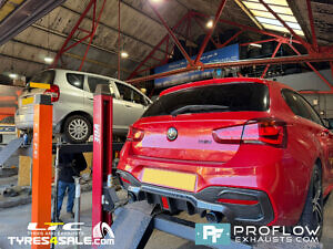 BMW One Series Custom Exhaust Stainless Steel Dual Back Exit (5)