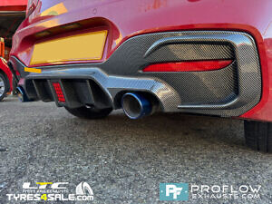 BMW One Series Custom Exhaust Stainless Steel Dual Back Exit (7)