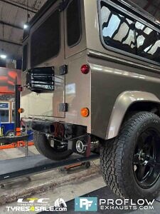 Land Rover Defender Custom Exhaust Middle And Dual Rear Exit Made From Stainless Steel (2)