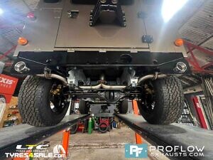 Land Rover Defender Custom Exhaust Middle And Dual Rear Exit Made From Stainless Steel (3)
