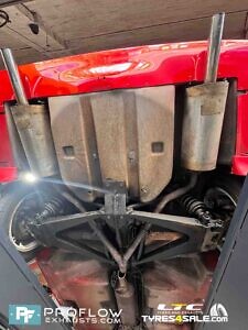 Lotus Excel Custom Exhaust 4 Box System, Flex And Dual Rear Exit With Tailpipes All Made From Stainless Steel (1)