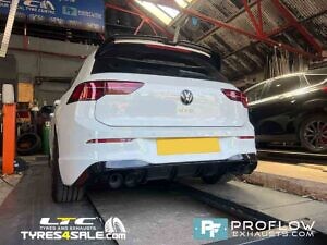 VW Golf GTD Custom Exhaust Back Box Delete Dual Exit Made From Stainless Steel (3)