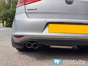 Custom Stainless Steel Exhaust System For VW Golf (2)