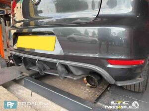 Golf Gti Custom Exhaust Back Box Delete Dual Exit With Stainless Steel Tailpipes (2)
