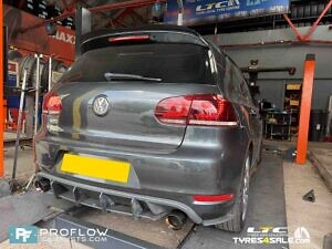 Golf Gti Custom Exhaust Back Box Delete Dual Exit With Stainless Steel Tailpipes (3)
