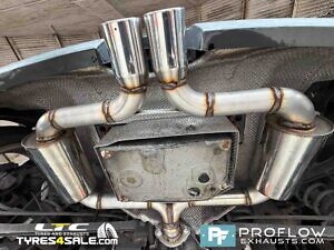 Mini Cooper Custom Exhaust Dual Rear Back Box With Central Exit Made From Stainless Steel (1)