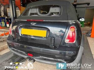 Mini Cooper Custom Exhaust Dual Rear Back Box With Central Exit Made From Stainless Steel (4)